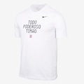 Camiseta do Corinthians Verbiage Nike Masculina BRANCO