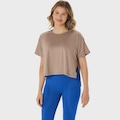 Camiseta Asics Flex Stretch Feminina MARROM