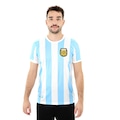 Camiseta Argentina I Retrômania Retrô 1986 - Masculina AZUL