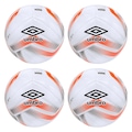 Bola de Futsal Umbro Sala V Pro LNF - 4 Unidades BRANCO