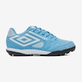 Chuteira Society Umbro Pro 5 Bump Club - Adulto AZUL/BRANCO
