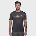 Camiseta Mizuno Energy Stamp Masculina CINZA