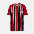 Camisa São Paulo Infantil New Balance Away 2025 VERMELHO/PRETO