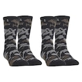 Meia Caano Alto Invictus Tática Action Air - 02 Pares - Unissex CAMUFLADO
