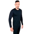 Camisa Térmica Masculina Segunda Pele Roupas Térmicas Frio Intenso PRETO