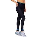 Calça Legging Run More Prime Band Feminina PRETO/AZUL