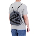 Gym Sack Umbro Half Diamond Unissex CINZA/PRETO