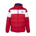 Jaqueta Masculina New Era Puffer NY Yankees World VERMELHO/BRANCO