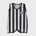 Macacão Infantil Torcida Baby Santos Sublimado PRETO