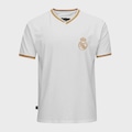 Camiseta Infantil Balboa Real Madrid Escudo BRANCO
