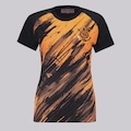 Camisa do Corinthians Rajados Feminina PRETO
