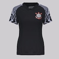 Camisa do Corinthians Lines Feminina PRETO
