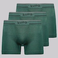 Cueca Boxer Lupo Microfibra Sem Costura - 3 Unidades - Adulto VERDE