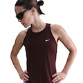 Camiseta Regata Nike Dri-FIT Tempo Feminina VINHO