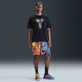 Shorts Nike Dri-FIT Kobe 6IN Masculino BRANCO/PRETO/AMARELO
