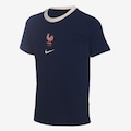 Camiseta França Nike Crest Infantil AZUL