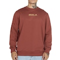 Blusão de Moletom Masculino Careca RVCA 3D 270G PS WT25 VERMELHO