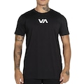 Camiseta Masculina RVCA VA Side Back Plus Size WT25 PRETO