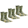 Kit Galápagos Meia Tática Coolmax Highstride - 3 Pares VERDE