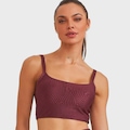 Top Feminino Caju Brasil Exclusivo Fitness Academia VINHO