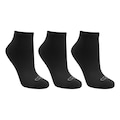 Meia Feminina Olympikus Cano Curto - 3 Pares PRETO