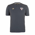 Camisa Polo do São Paulo 2025 New Balance Viagem Masculina CHUMBO