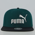 Boné Adulto Puma Ess No.1 Logo FB Aba Reta VERDE