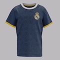 Camisa Real Madrid Futfanatics King Infantil AZUL ESCURO