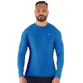 Camiseta Térmica Masculina Poker Skin New AZUL/BRANCO