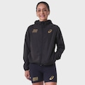 Jaqueta Feminina com Capuz Asics Golden Run PRETO