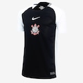 Camisa do Corinthians II 2025/26 Nike Torcedor Pro Infantil PRETO