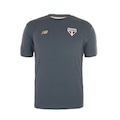 Camiseta do São Paulo 2025 New Balance Viagem Masculina CINZA