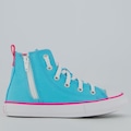 Tênis Infantil Converse All Star Side Cano Alto AZUL