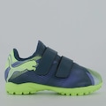 Chuteira Society Infantil Puma Future 7 Play VERDE