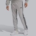 Calça Masculina adidas Single 3 Listras CINZA