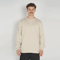 Blusão de Moletom Masculina DC Embroidery Care BEGE