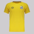 Camisa do Santos Umbro Treino 2025 Masculina AMARELO