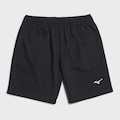 Bermuda de Moletom Mizuno Lettering Infantil PRETO