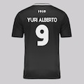 Camisa do Corinthians CP 9 Yuri Alberto Masculina PRETO