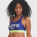 Top Feminino Caju Brasil Atletika Willpower AZUL