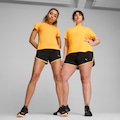Short Feminino Puma Favourite Velocity 3'' Running PRETO/AMARELO