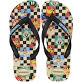 Chinelo Havaianas Top Warner Masculino BEGE/PRETO
