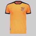 Camisa do Corinthians Friso Futfanatics Masculina LARANJA