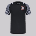 Camisa Corinthians Lines Infantil PRETO