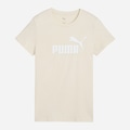 Camiseta Feminina Puma Essentials Logo Tee BEGE