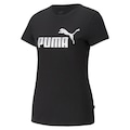 Camiseta Feminina Puma Essentials Logo Tee PRETO