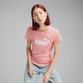 Camiseta Feminina Puma ESS NO. 1 Logo ROSA