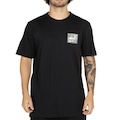 Camiseta Quiksilver Hi Patriot Masculina PRETO