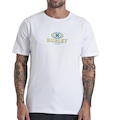 Camiseta Masculina  Hurley Retro Waves BRANCO
