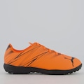 Chuteira de Society Infantil Puma Attacanto TT LARANJA